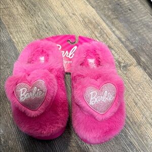 Barbie Glitter Heart Pink Slippers